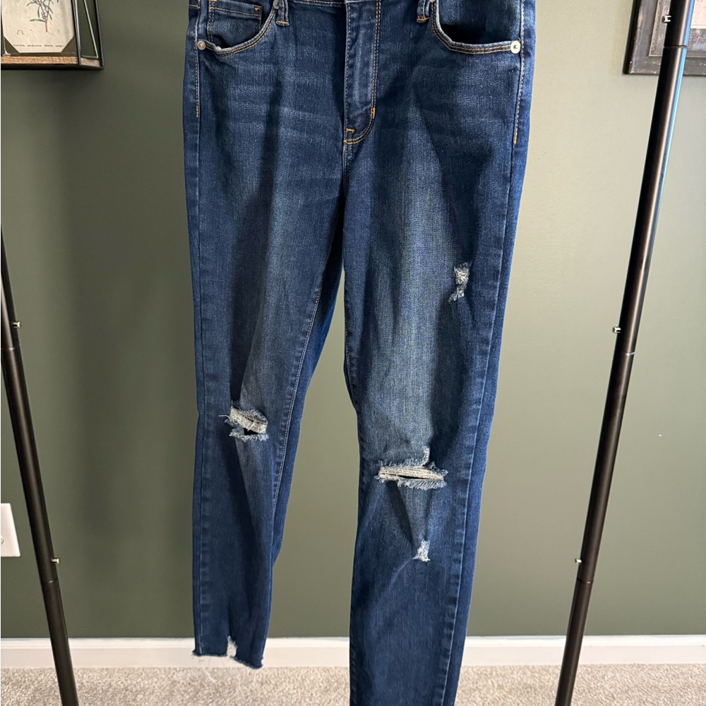 Just USA Women's Blue Straight Leg Jeans